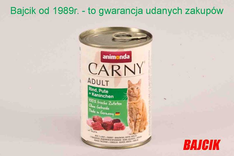 ANIMONDA KOT 400g WOŁOWINA+INDYK+KRÓLIK   83725