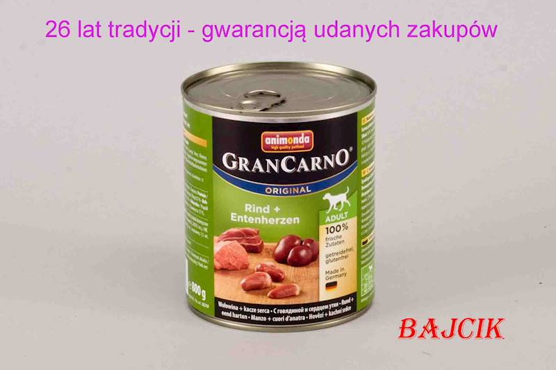 ANIMONDA PIES 800g ADULT WOŁOW+KACZE SERCA3781