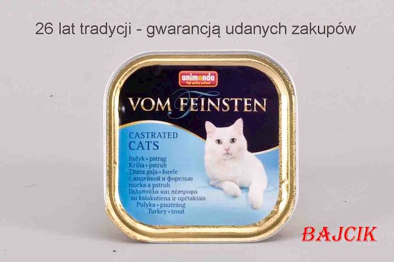 ANIMONDA KOT 100g KASTRAT INDYK+PSTRĄG 30299