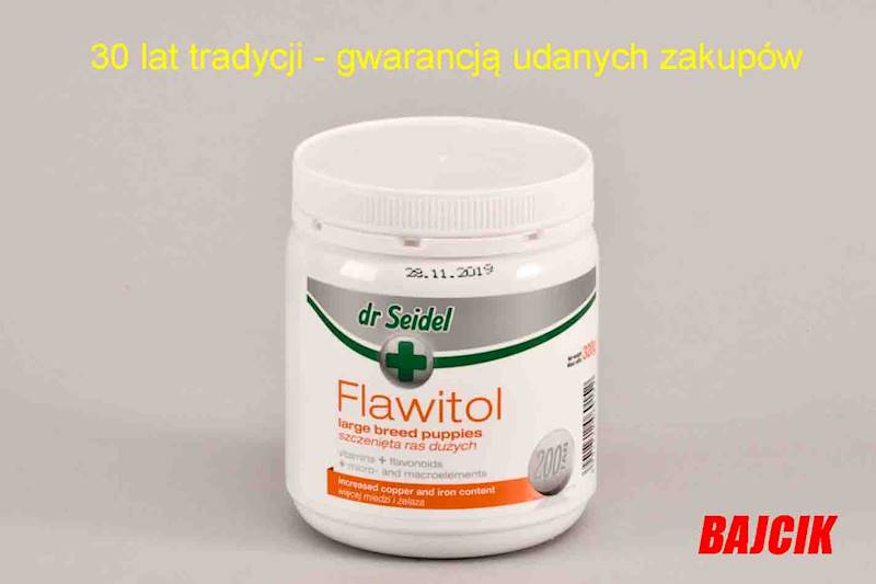 DR SEIDEL FLAWITOL SZCZENIETA RASY DUŻE 200 TABLET