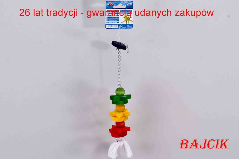 TRIXIE ZABAWKA DLA PAPUGI DREWNO/SIZAL TX-5195