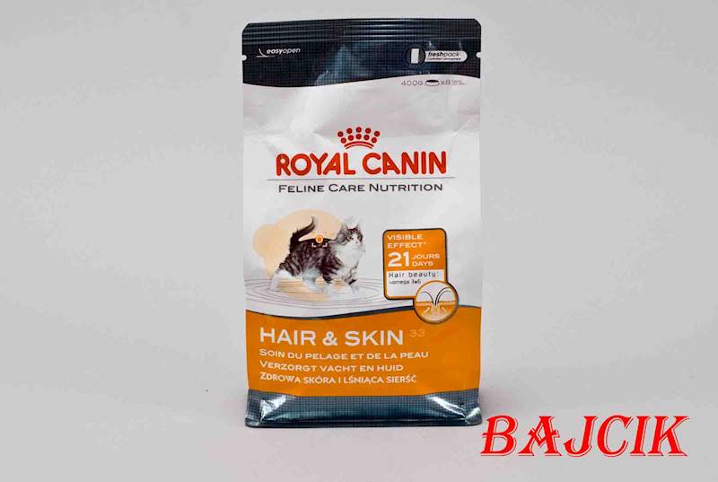 ROYAL CANIN CAT - HAIR & SKIN 33  0,4kg