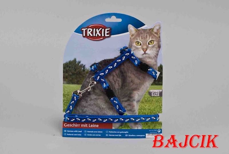 TRIXIE SZELKI+SMYCZ DLA KOTA [TX-4142]