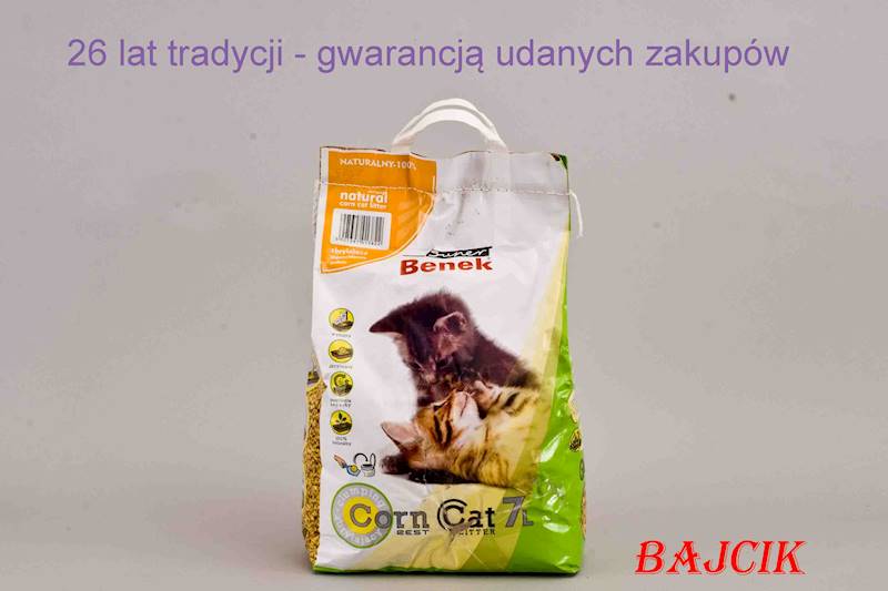 KOCI PIASEK S BENEK CORN CAT 7l  NATUR. 17063