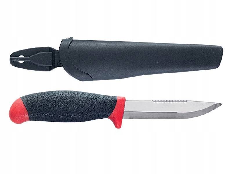 NÓŻ WĘDKARSKI JAXON FINKA Z PIŁKĄ 22cm AJ-NS03B