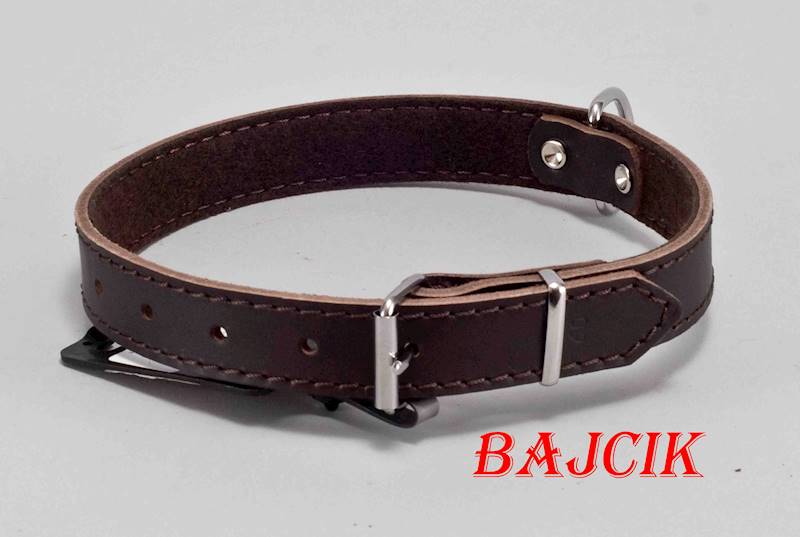 OBROŻA SKÓRA 60cm/25mm CIEMNY BRĄZ DINGO