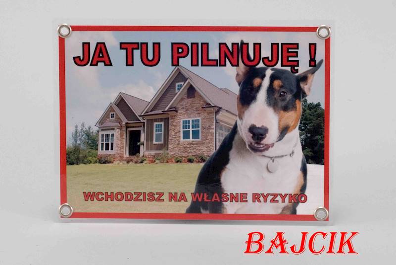 TABLICZKA BULLTERIER TAB9