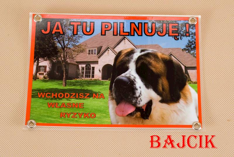 TABLICZKA BERNARDYN TAB18 FOLIOWANA