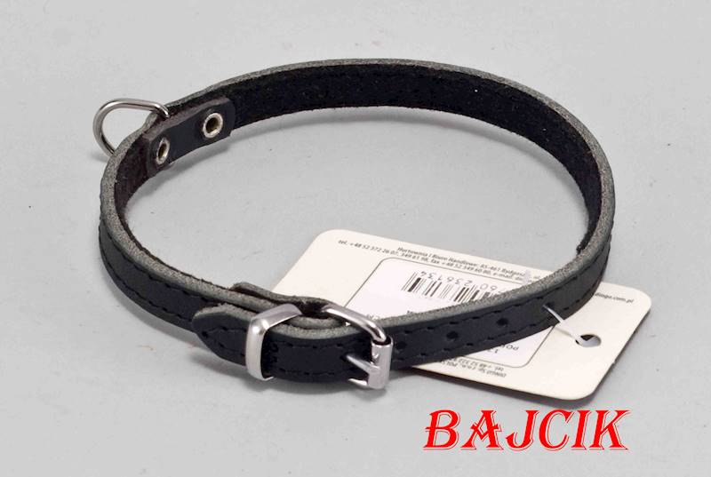 OBROŻA SKÓRA 33cm/10mm CZARNA DINGO