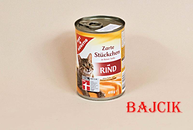 EDEKA KARMA DLA KOTA 415g WOŁOWINA