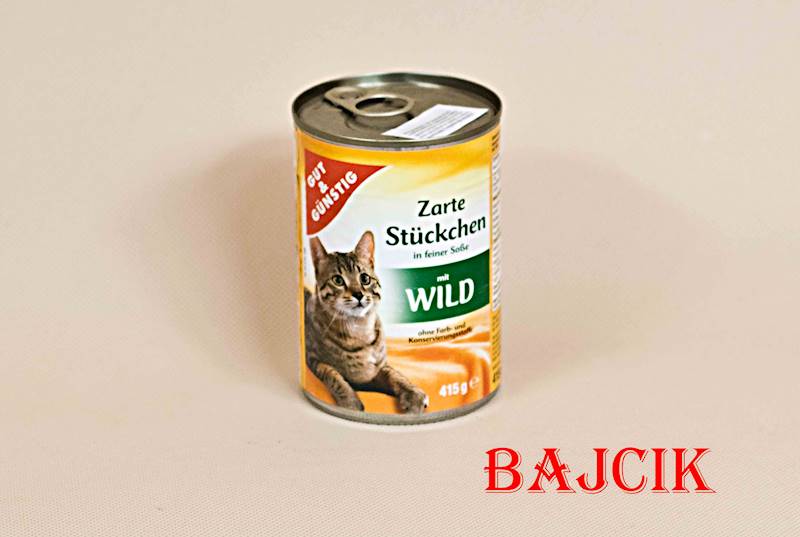 EDEKA KARMA DLA KOTA 415g Z DZICZYZNĄ PUSZKA