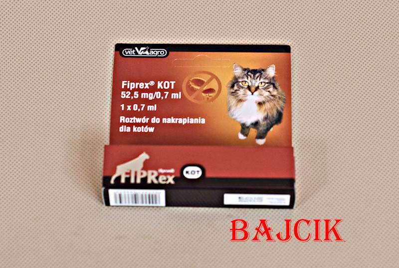 FIPREX KROPLE KOT 0,7ml TUBA