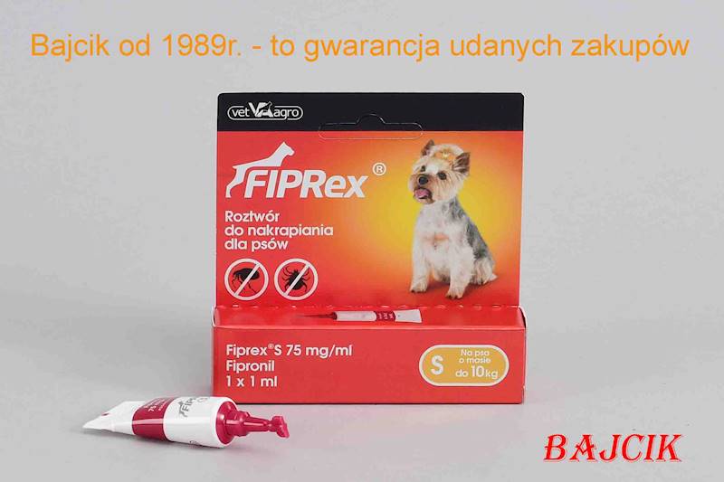 FIPREX KROPLE PIES S  DO 10kg 1ml