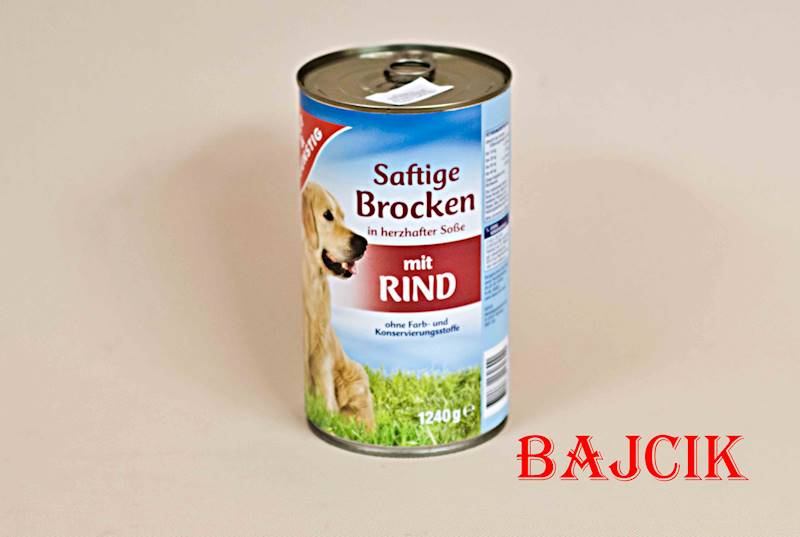 EDEKA KARMA DLA PSA 1240g Z WOŁOWINĄ