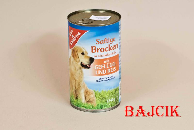 EDEKA KARMA DLA PSA 1240g Z  DROBIEM 