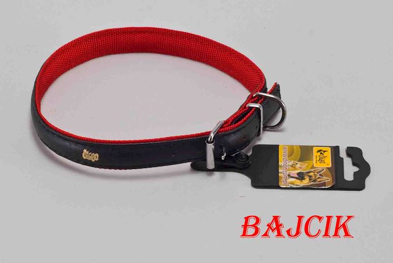 OBROŻA BASIC CZARNO-CZERWONA 55cm   13143