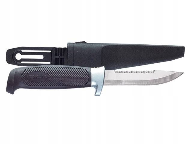 NÓŻ WĘDKARSKI JAXON FINKA Z PIŁKĄ 22cm AJ-NS01B