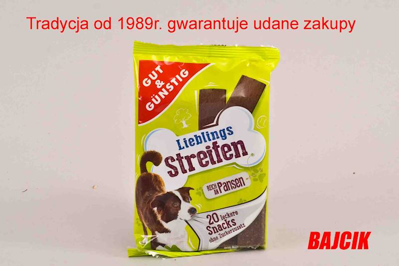 PRZEKĄSKI DLA PSA PASKI 200G-PODROBY WOŁOWE