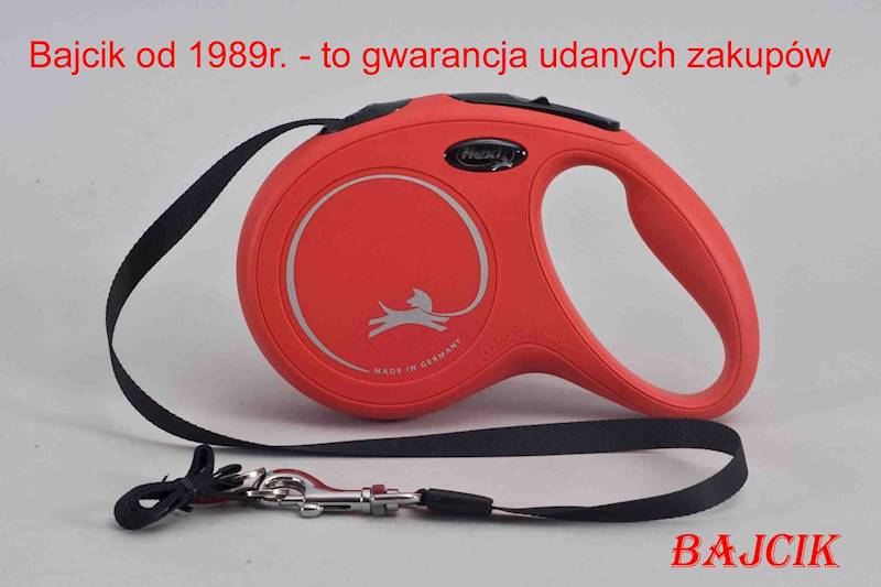 FLEXI CLASSIC TAŚMA M CZERWONA FL - 2206