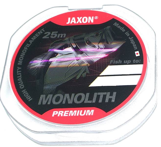 ŻYŁKA JAXON MONOLITH PREMIUM PRZYPON 0,12 25m