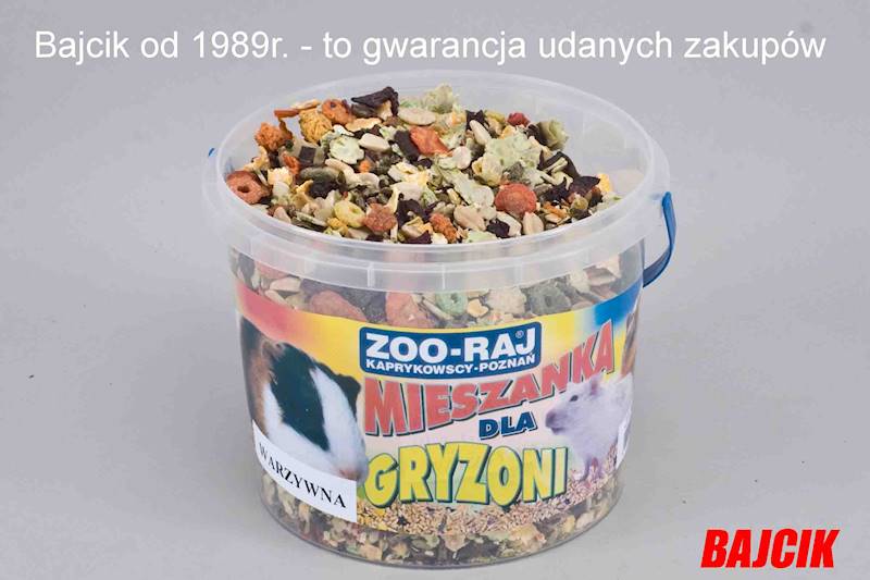 MIESZANKA DLA GRYZONI WARZYWNA WIADERKO 3L