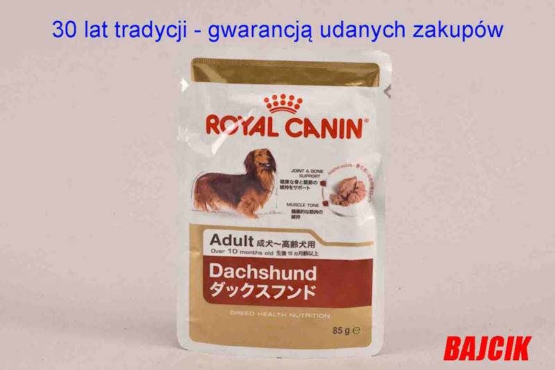 ROYAL CANIN DACHSHUND ADULT 85G SASZETKA
