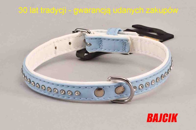 OBROŻA GLAMOUR 14mm BŁĘKITNA DG-13956
