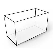 AKWARIUM 100X40X50 PROSTE (200L)
