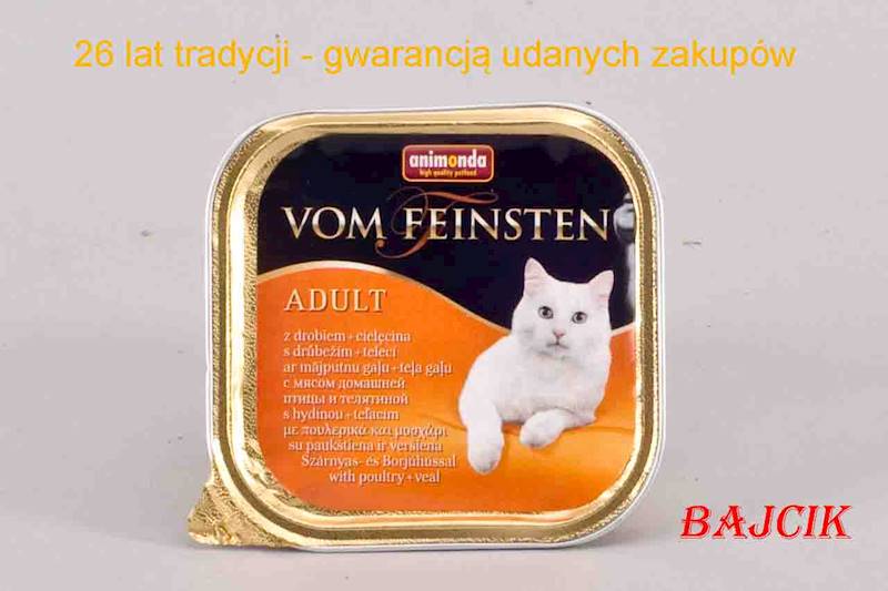 ANIMONDA KOT 100g ADULT Z DROBIEM I CIELĘCINĄ 3692