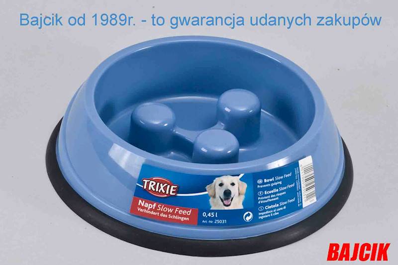 MISKA WYMUSZAJĄCA WOLNE JEDZENIE 0,4L TX- 25031