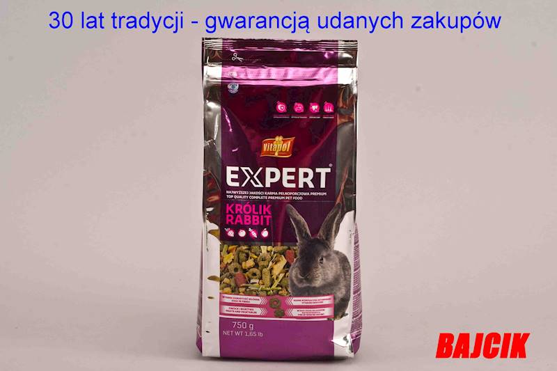 VITAPOL EXPERT KARMA DLA KRÓLIKA 750G 6 ZVP-0127
