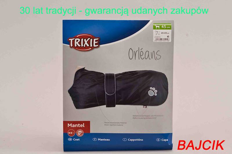 TRIXIE UBRANKO OKRYCIE ODBLASKOWE 45cm TX-30515