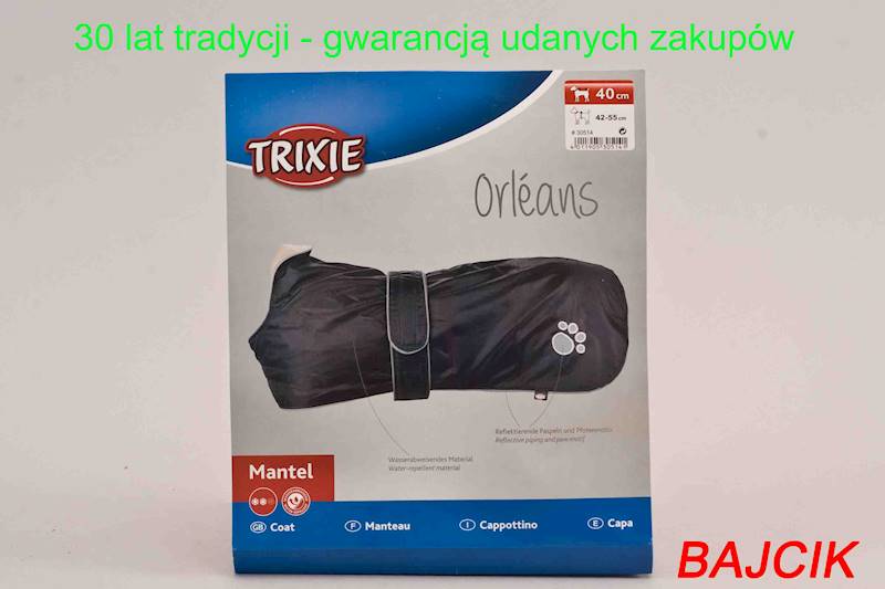 TRIXIE UBRANKO OKRYCIE ODBLASKOWE 40cm TX-30514