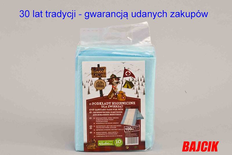 PODKŁADY HIGIENICZNE 45X60cm     BK-14001