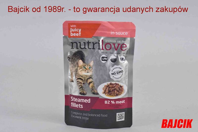NL KOT 85g SASZ.KAWAŁKI WOŁOWINY W SOSIE 402720