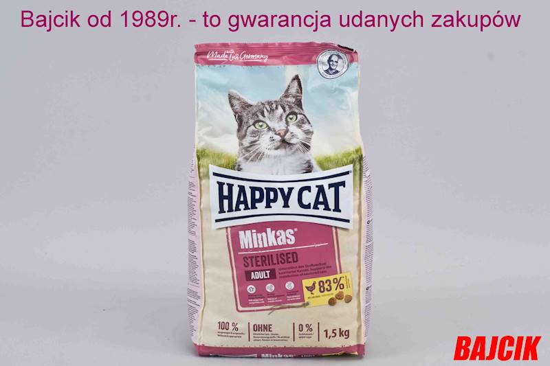 HAPPY CAT MINKAS STERILISED 1,5kg HC-4208