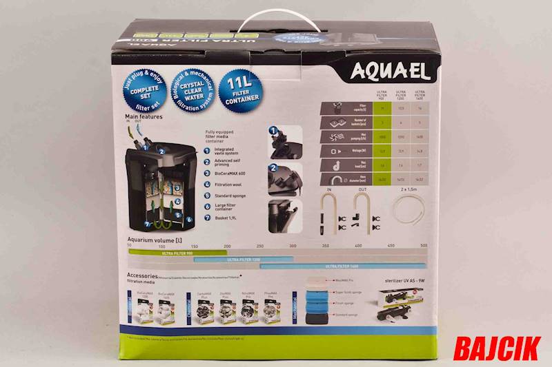 AQUAEL FILTR KANISTROWY ULTRA FILTER  900   122605