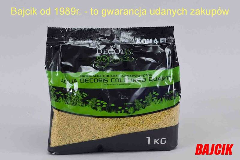 AQUAEL ŻWIREK AQUA DECORIS ŻÓŁTY 1kg 121314