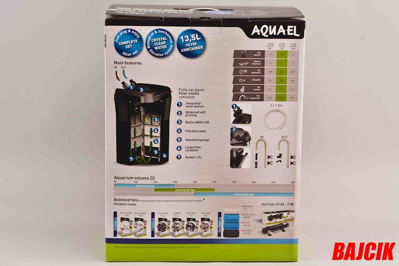 AQUAEL FILTR KANISTROWY ULTRA FILTER 1200   122606