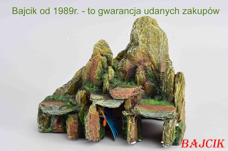 SKAŁA Z GROTĄ I MCHEM 25cm 234-104576