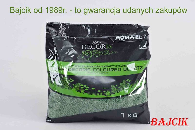 AQUAEL ŻWIREK AQUA DECORIS ZIELONY 1kg 121316