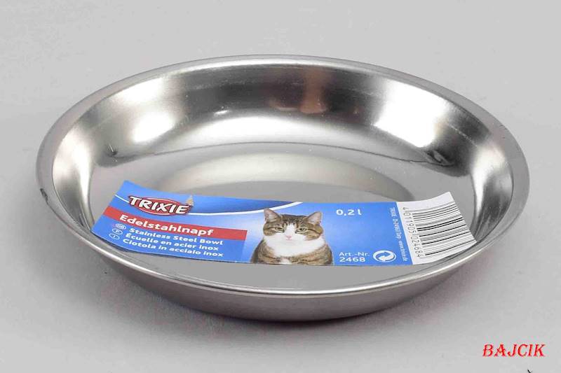 TRIXIE MISKA METALOWA DLA KOTA 0,2l/13cm TX-2468