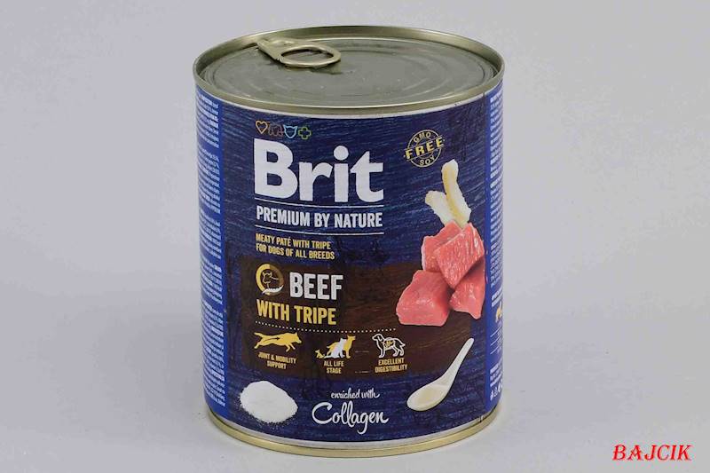 BRIT PREMIUM PIES PUSZKA 800g BEEF & TRIPE 100957