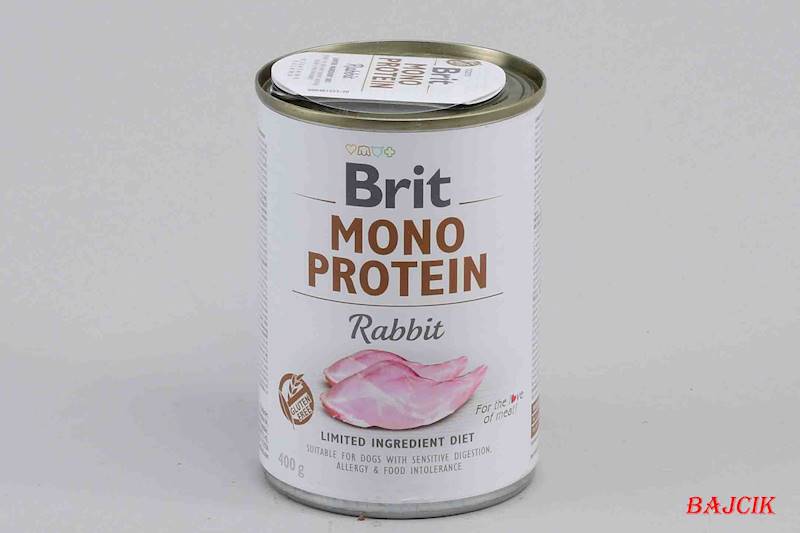 BRIT CARE PIES PUSZKA 400g MONO PRO RABBI 100835