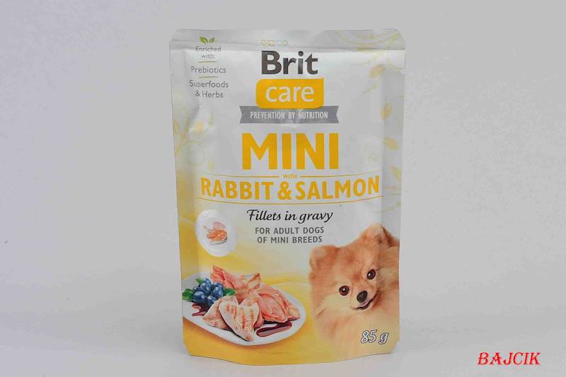 BRIT CARE MINI RABBIT & SALMON 85g 28771