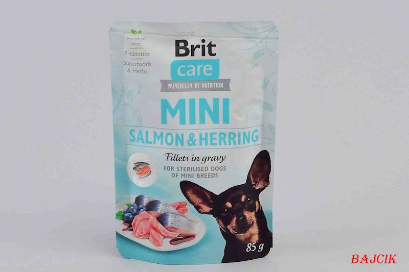 BRIT CARE MINI SALMON & HERRING 85g 28772