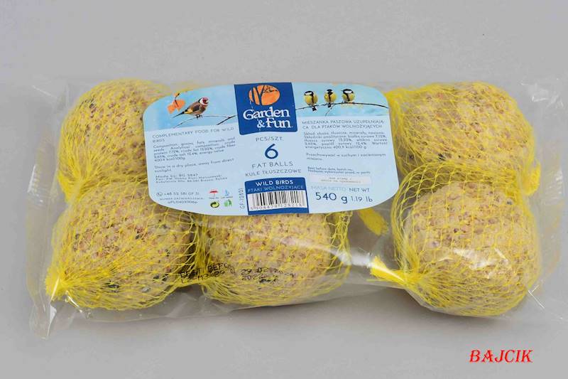 KULE TŁUSZCZOWE 6szt      GF-12821