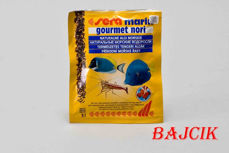 SERA GOURMET NORI 5g - POKARM DLA KREWETEK