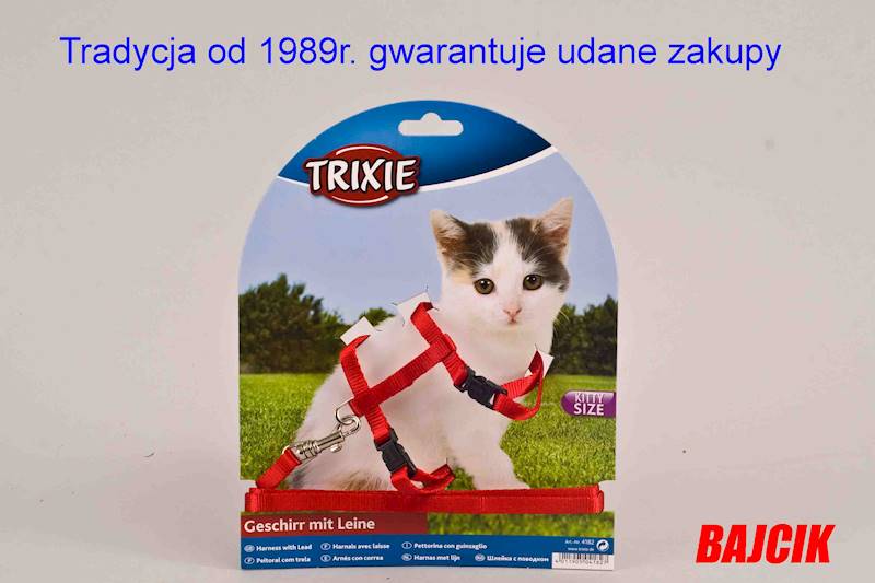 TRIXIE SZELKI+SMYCZ DLA KOCIĄT [TX-4182]