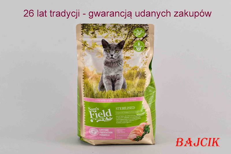 SAM'S FIELD CAT STERILISED 2,5kg
